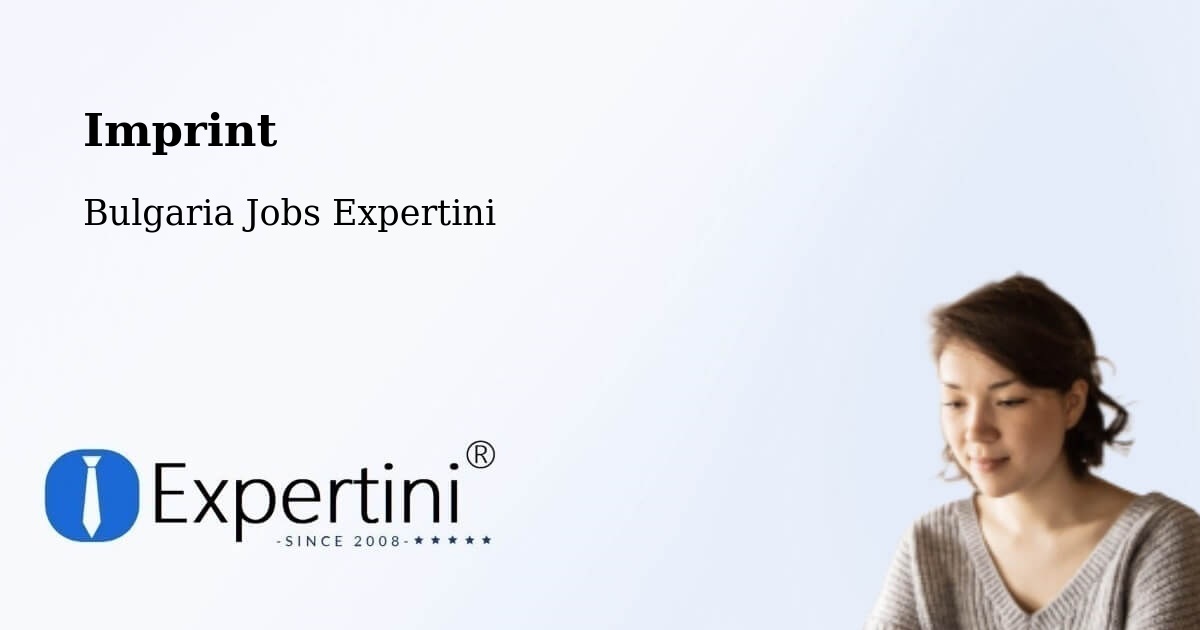 Imprint – Razlog - Bulgaria Jobs Expertini