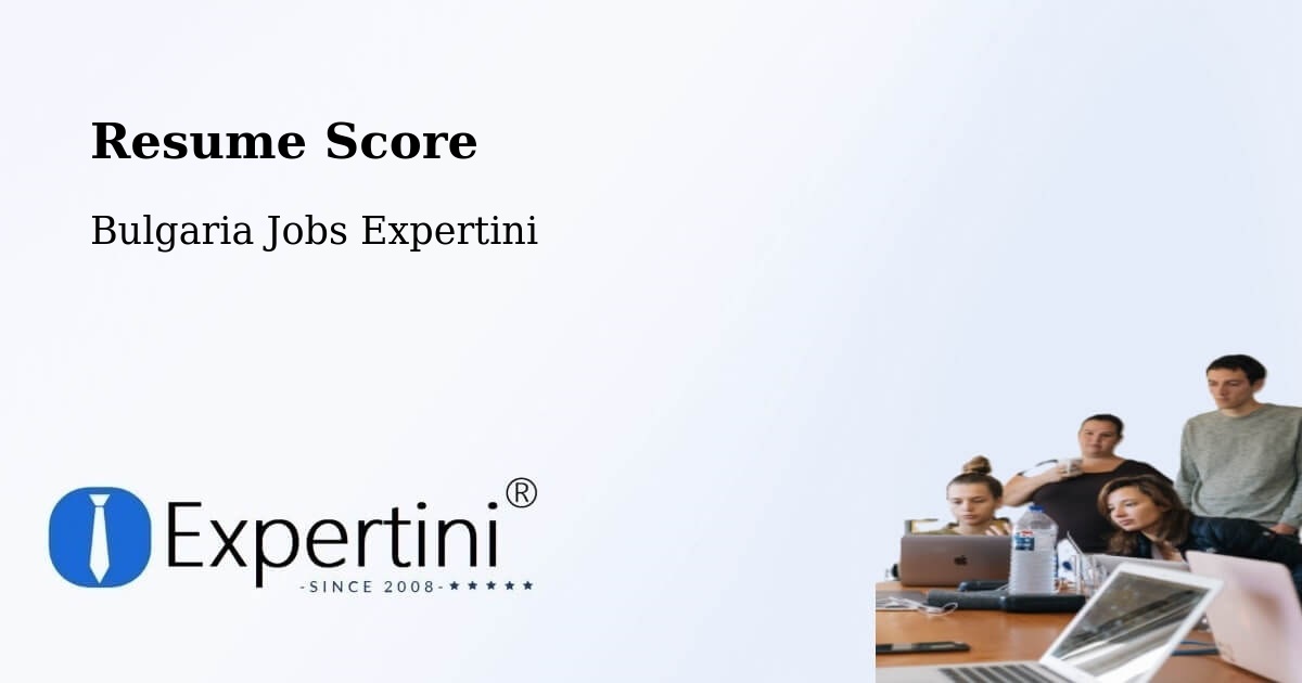 Resume Score & Job Description Match Tool – Razlog - Bulgaria Jobs Expertini